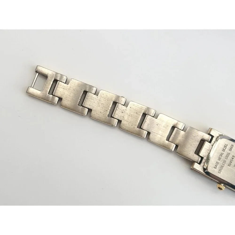 Anne Klein II Dual Toned 10/4549 Bracelet Vintage Wristwatch - 17mm - WORKS!